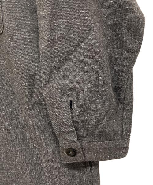 MHL（エムエイチエル）MHL (エムエイチエル) ウールコットンシャツワンピース ベージュ サイズ:Sの古着・服飾アイテム