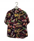 Sun Surfサンサーフ）の古着「柄シャツ」｜ブラウン