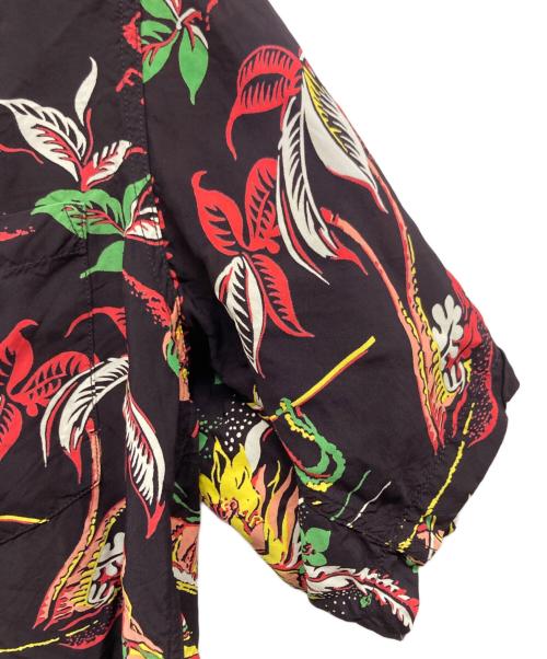 Sun Surf（サンサーフ）SUN SURF (サンサーフ) 柄シャツ ブラウン サイズ:Sの古着・服飾アイテム