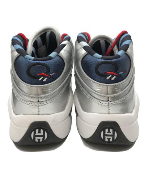 REEBOK（リーボック）REEBOK (リーボック) James Harden (ジェームズ・ハーデン) HARDEN QUESTION MID ネイビー×シルバー サイズ:27の古着・服飾アイテム
