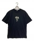 stussyステューシー）の古着「Tシャツ」｜ブラック
