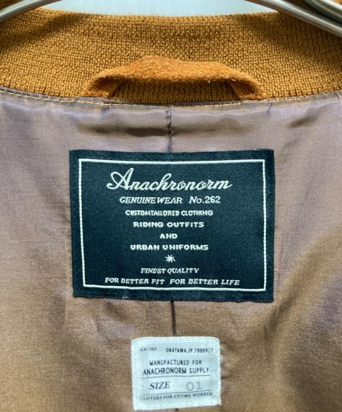 anachronorm（アナクロノーム）anachronorm (アナクロノーム) レザージャケット ブラウン サイズ:1の古着・服飾アイテム