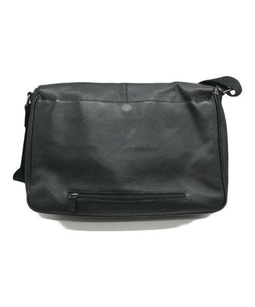 Samsonite（サムソナイト）Samsonite (サムソナイト) レザーメッセンジャーバッグ ブラックの古着・服飾アイテム