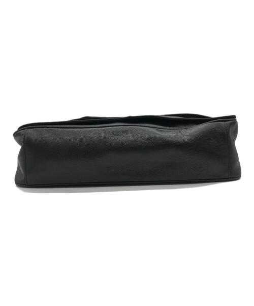 Samsonite（サムソナイト）Samsonite (サムソナイト) レザーメッセンジャーバッグ ブラックの古着・服飾アイテム