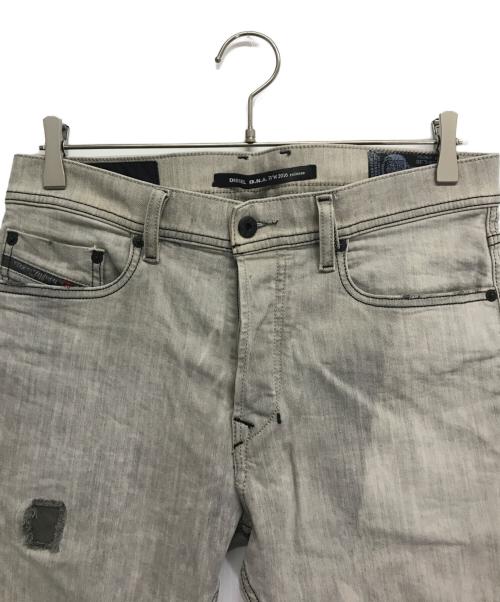 DIESEL（ディーゼル）DIESEL (ディーゼル) デニムパンツ グレー サイズ:W29の古着・服飾アイテム