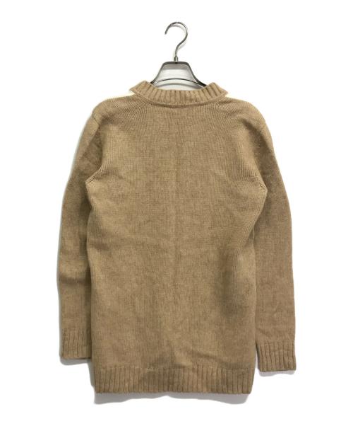 HERMES（エルメス）HERMES (エルメス) 切替ニット ベージュ サイズ:Mの古着・服飾アイテム