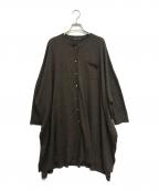 mizuiro-indミズイロインド）の古着「ロングカーディガン」｜ブラウン