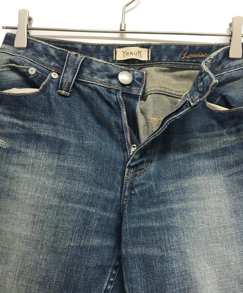 YANUK（ヤヌーク）YANUK (ヤヌーク) LOUISE デニムパンツ インディゴ サイズ:W25の古着・服飾アイテム