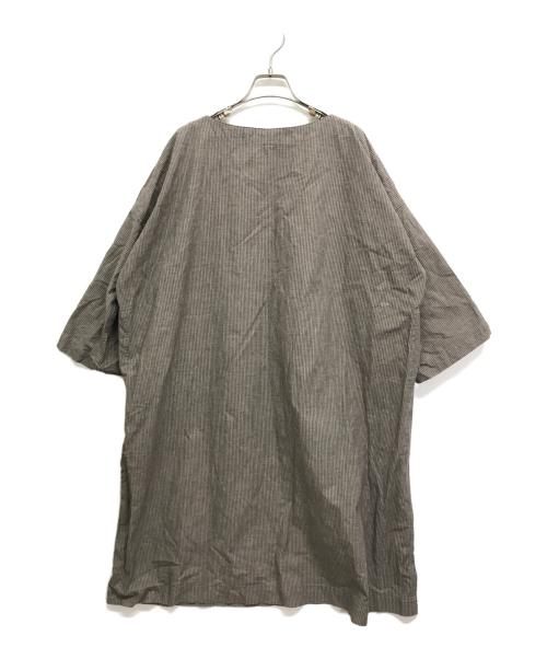 45R（フォーティファイブ・アール）45R (フォーティファイブ・アール) コットンワイドワンピース ベージュの古着・服飾アイテム