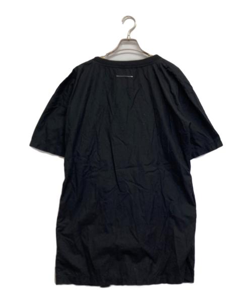 MM6 Maison Margiela（エムエムシックスメゾンマルジェラ）MM6 Maison Margiela (エムエムシックスメゾンマルジェラ) ウエストギャザーワンピース ブラック サイズ:38の古着・服飾アイテム
