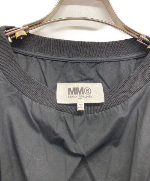 MM6 Maison Margiela（エムエムシックスメゾンマルジェラ）MM6 Maison Margiela (エムエムシックスメゾンマルジェラ) ウエストギャザーワンピース ブラック サイズ:38の古着・服飾アイテム
