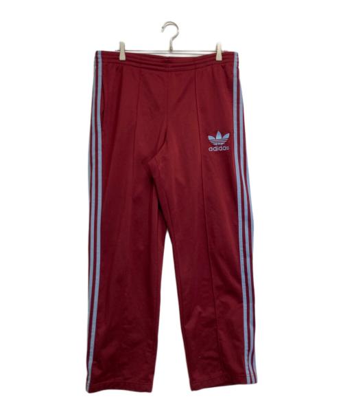 adidas（アディダス）adidas (アディダス) トラックパンツ レッド サイズ:Lの古着・服飾アイテム
