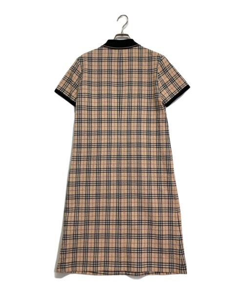 BURBERRY GOLF（バーバリーゴルフ）BURBERRY　GOLF (バーバリーゴルフ) チェックワンピース ベージュ サイズ:Mの古着・服飾アイテム