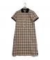 BURBERRY　GOLF（バーバリーゴルフ）の古着「チェックワンピース」｜ベージュ