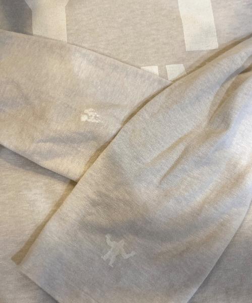 Yohji Yamamoto pour homme（ヨウジヤマモト プールオム）Yohji Yamamoto pour homme (ヨウジヤマモト プールオム) ロゴロングカットソー アイボリー サイズ:3の古着・服飾アイテム