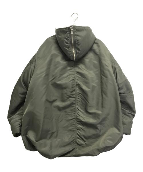 CLANE（クラネ）CLANE (クラネ) BALLOON DESIGN HOODED N3B グリーン サイズ:1の古着・服飾アイテム