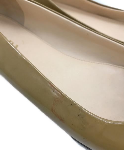 PRADA（プラダ）PRADA (プラダ) ビジューパンプス イエロー サイズ:38の古着・服飾アイテム