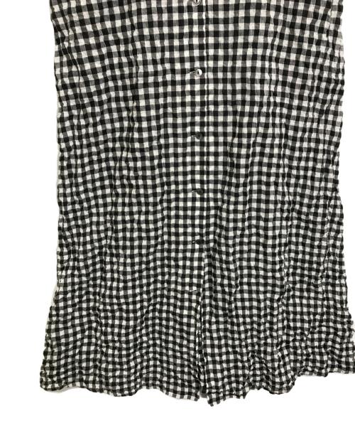 RHC Ron Herman（アールエイチシー ロンハーマン）RHC Ron Herman (アールエイチシー ロンハーマン) ギンガムチェックノースリーブワンピース ブラック サイズ:xsの古着・服飾アイテム