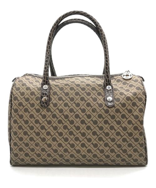 GHERARDINI（ゲラルディーニ）GHERARDINI (ゲラルディーニ) ハンドバッグ ブラウンの古着・服飾アイテム