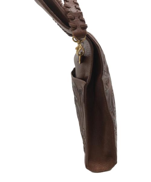 Carving Tribes（カービングトライブス）CARVING TRIBES (カービングトライブス) 2WAYバッグ ブラウンの古着・服飾アイテム