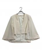 DRESSLAVEドレスレイブ）の古着「slit sleeve cape jacket」｜ホワイト