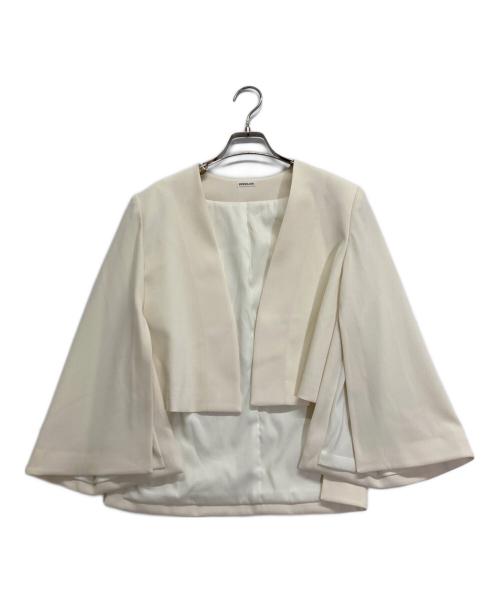 DRESSLAVE（ドレスレイブ）DRESSLAVE (ドレスレイブ) slit sleeve cape jacket ホワイト サイズ:38の古着・服飾アイテム