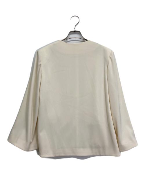 DRESSLAVE（ドレスレイブ）DRESSLAVE (ドレスレイブ) slit sleeve cape jacket ホワイト サイズ:38の古着・服飾アイテム