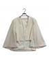 DRESSLAVE（ドレスレイブ）の古着「slit sleeve cape jacket」｜ホワイト