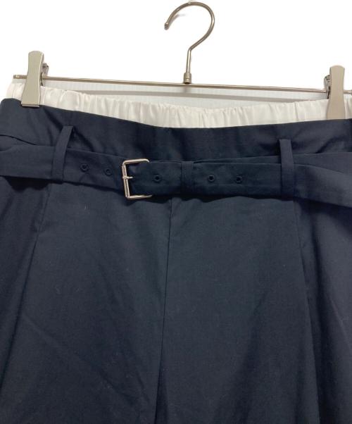 DRESSLAVE（ドレスレイブ）DRESSLAVE (ドレスレイブ) sartorial bicolor big tuck pants ネイビー サイズ:38 未使用品の古着・服飾アイテム