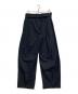 DRESSLAVE (ドレスレイブ) sartorial bicolor big tuck pants ネイビー サイズ:38 未使用品：9000円