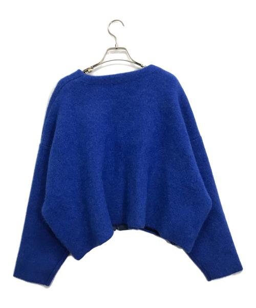 DRESSLAVE（ドレスレイブ）DRESSLAVE (ドレスレイブ) ニットジャケット ブルー サイズ:Mの古着・服飾アイテム