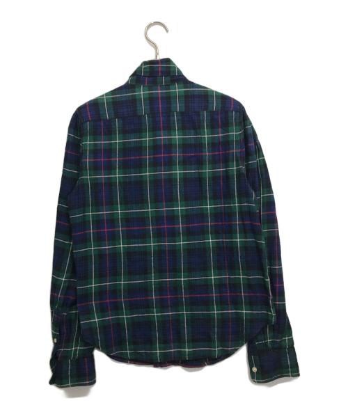 POLO RALPH LAUREN（ポロ・ラルフローレン）POLO RALPH LAUREN (ポロ・ラルフローレン) ボウタイチェックシャツ ネイビー サイズ:Mの古着・服飾アイテム