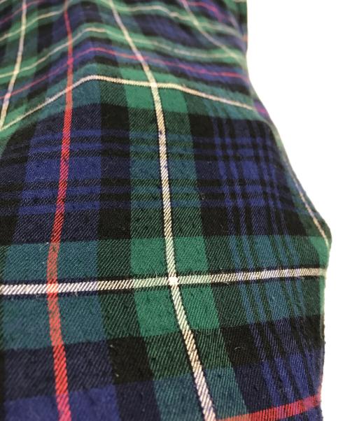 POLO RALPH LAUREN（ポロ・ラルフローレン）POLO RALPH LAUREN (ポロ・ラルフローレン) ボウタイチェックシャツ ネイビー サイズ:Mの古着・服飾アイテム