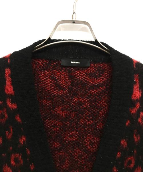 DIESEL（ディーゼル）DIESEL (ディーゼル) ロングカーディガン ブラック サイズ:Sの古着・服飾アイテム