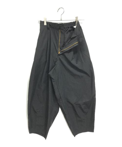 HARVESTY（ハーベスティー）HARVESTY (ハーベスティー) ワイドパンツ ブラック サイズ:1の古着・服飾アイテム