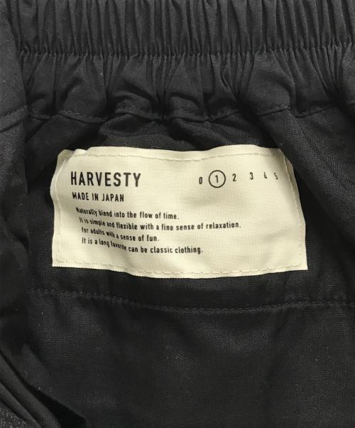 HARVESTY（ハーベスティー）HARVESTY (ハーベスティー) ワイドパンツ ブラック サイズ:1の古着・服飾アイテム