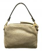 GIANNI CHIARINIジャンニ キアリーニ）の古着「ミニショルダーバッグ」｜ゴールド