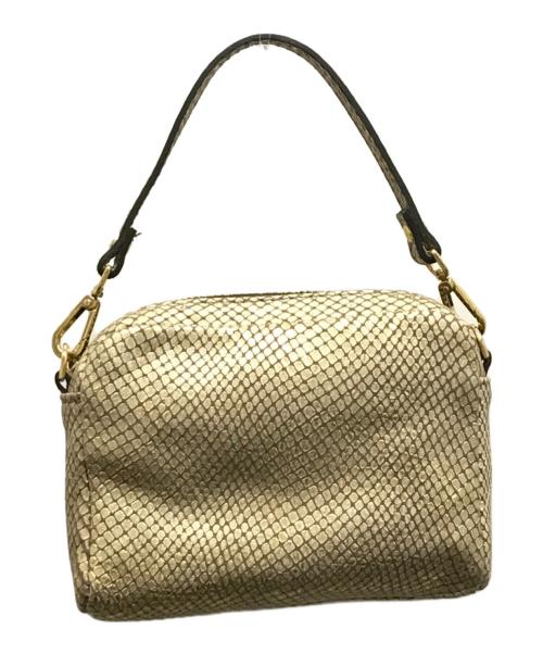 GIANNI CHIARINI（ジャンニ キアリーニ）GIANNI CHIARINI (ジャンニ キアリーニ) ミニショルダーバッグ ゴールドの古着・服飾アイテム