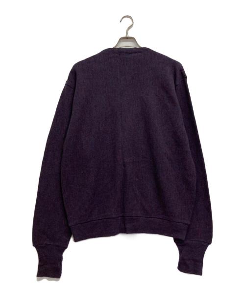 IZOD LACOSTE（アイゾッド ラコステ）IZOD LACOSTE (アイゾッド ラコステ) ニットカーディガン パープル サイズ:Lの古着・服飾アイテム