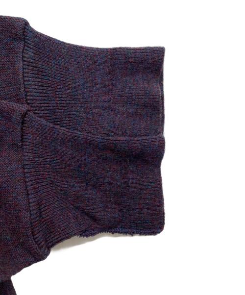 IZOD LACOSTE（アイゾッド ラコステ）IZOD LACOSTE (アイゾッド ラコステ) ニットカーディガン パープル サイズ:Lの古着・服飾アイテム