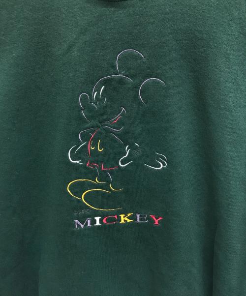MICKEY MOUSE（ミッキーマウス）MICKEY MOUSE (ミッキーマウス) スウェット グリーン サイズ:X-LARGEの古着・服飾アイテム