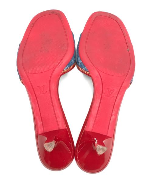 LOUIS VUITTON（ルイ ヴィトン）LOUIS VUITTON (ルイ ヴィトン) サンダル インディゴ サイズ:36の古着・服飾アイテム