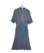MARNIマルニ）の古着「ブラウスワンピース」｜ネイビー