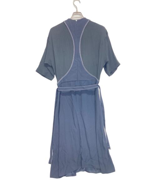 MARNI（マルニ）MARNI (マルニ) ブラウスワンピース ネイビー サイズ:Mの古着・服飾アイテム