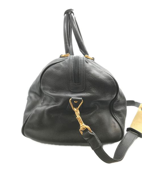 GUCCI（グッチ）GUCCI (グッチ) ホースビットボストンバッグ ブラックの古着・服飾アイテム