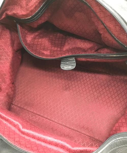 GUCCI（グッチ）GUCCI (グッチ) ホースビットボストンバッグ ブラックの古着・服飾アイテム