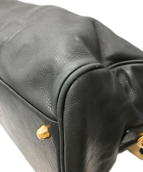 GUCCI（グッチ）GUCCI (グッチ) ホースビットボストンバッグ ブラックの古着・服飾アイテム