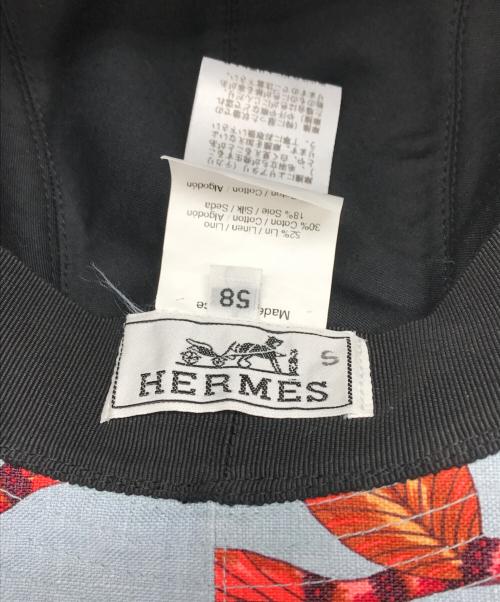 HERMES（エルメス）HERMES (エルメス) OLGA ブルー サイズ:58の古着・服飾アイテム