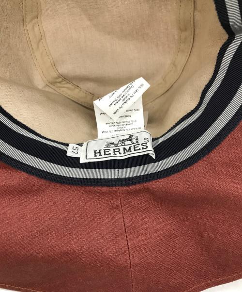 HERMES（エルメス）HERMES (エルメス) セリエハット ブラウン サイズ:57の古着・服飾アイテム