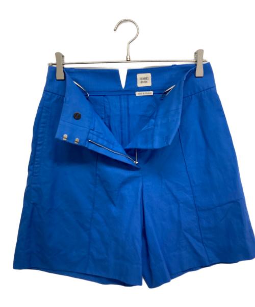 HERMES（エルメス）HERMES (エルメス) ショートパンツ ブルー サイズ:36の古着・服飾アイテム
